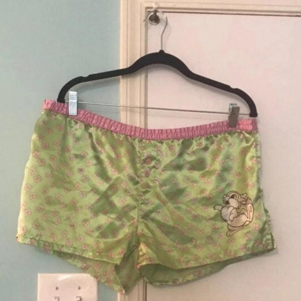 y2k disney thumper pajama shorts